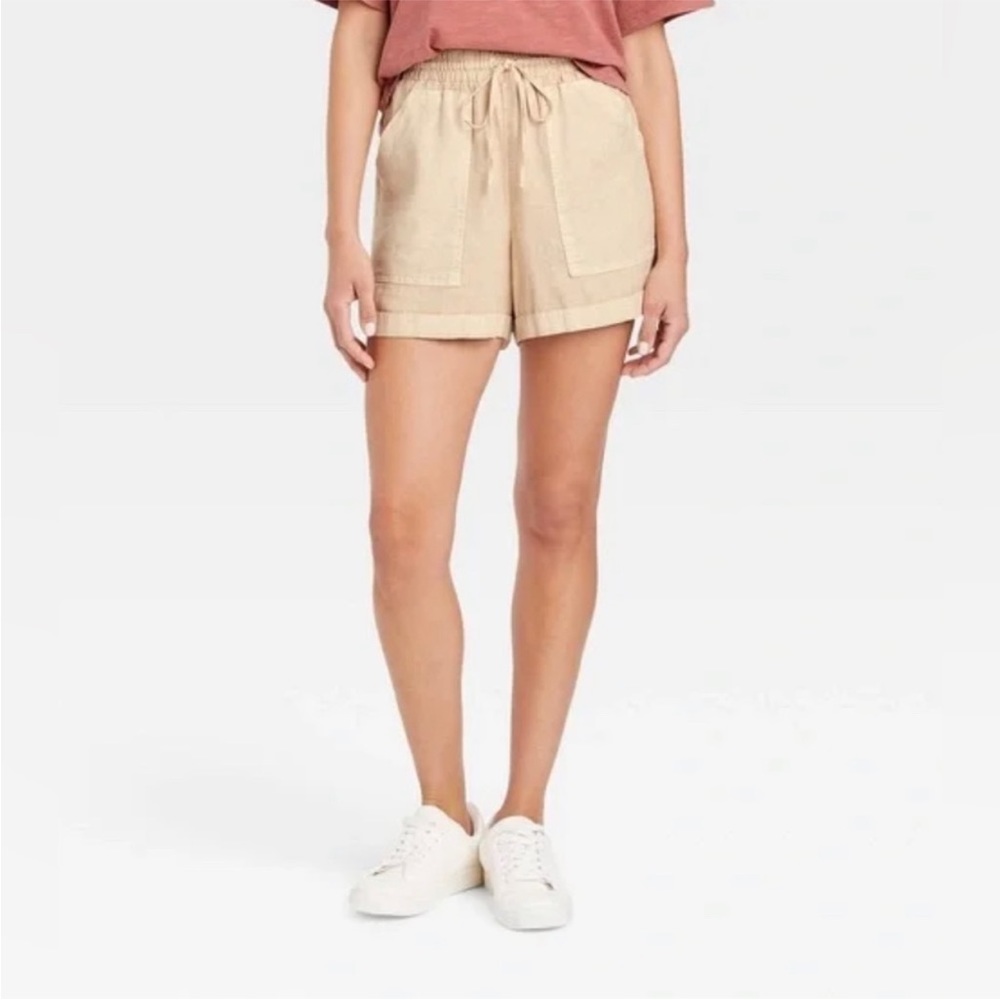 NWT! Targets Universal Thread Linen Utility Short